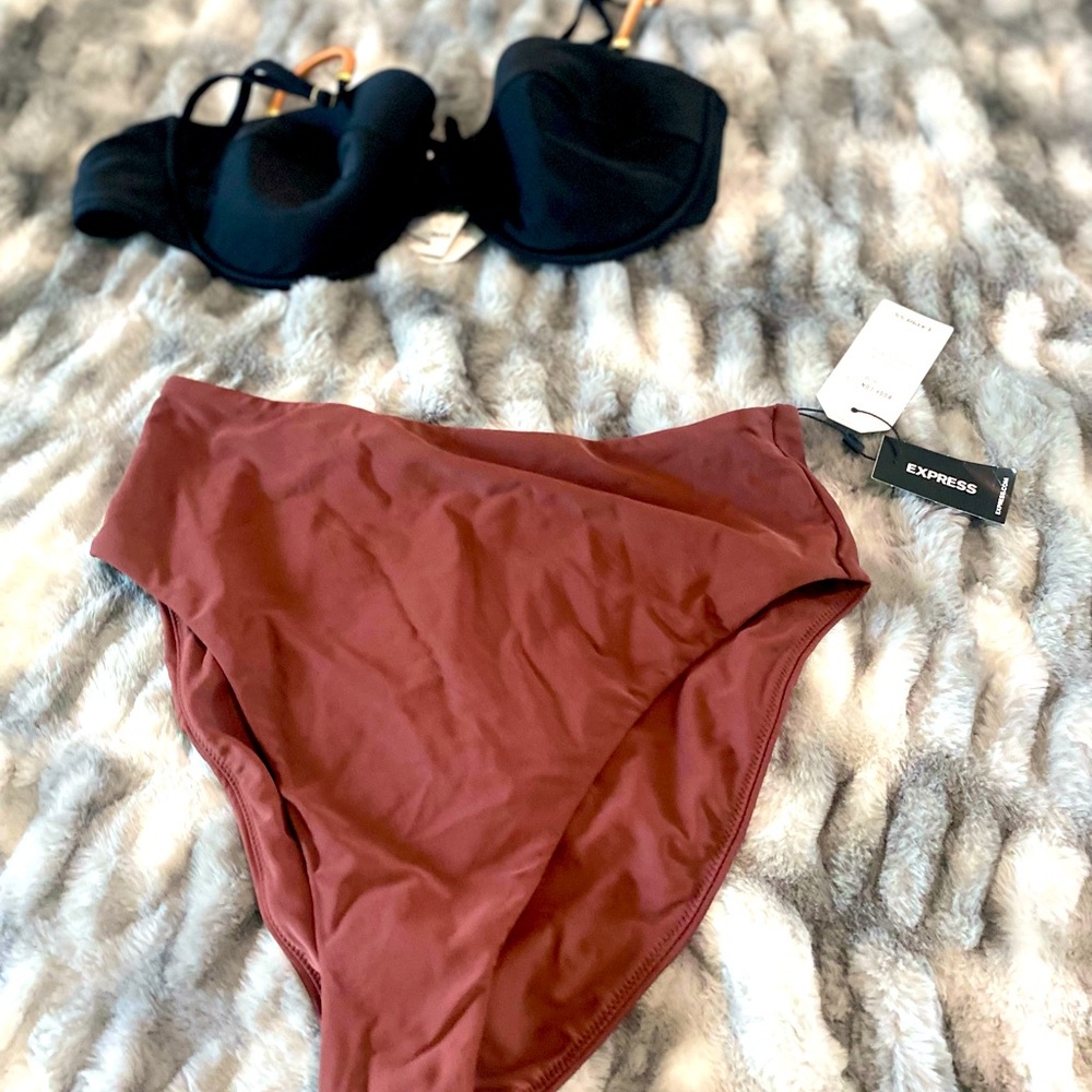 Express two piece swimwear sz Large NWT